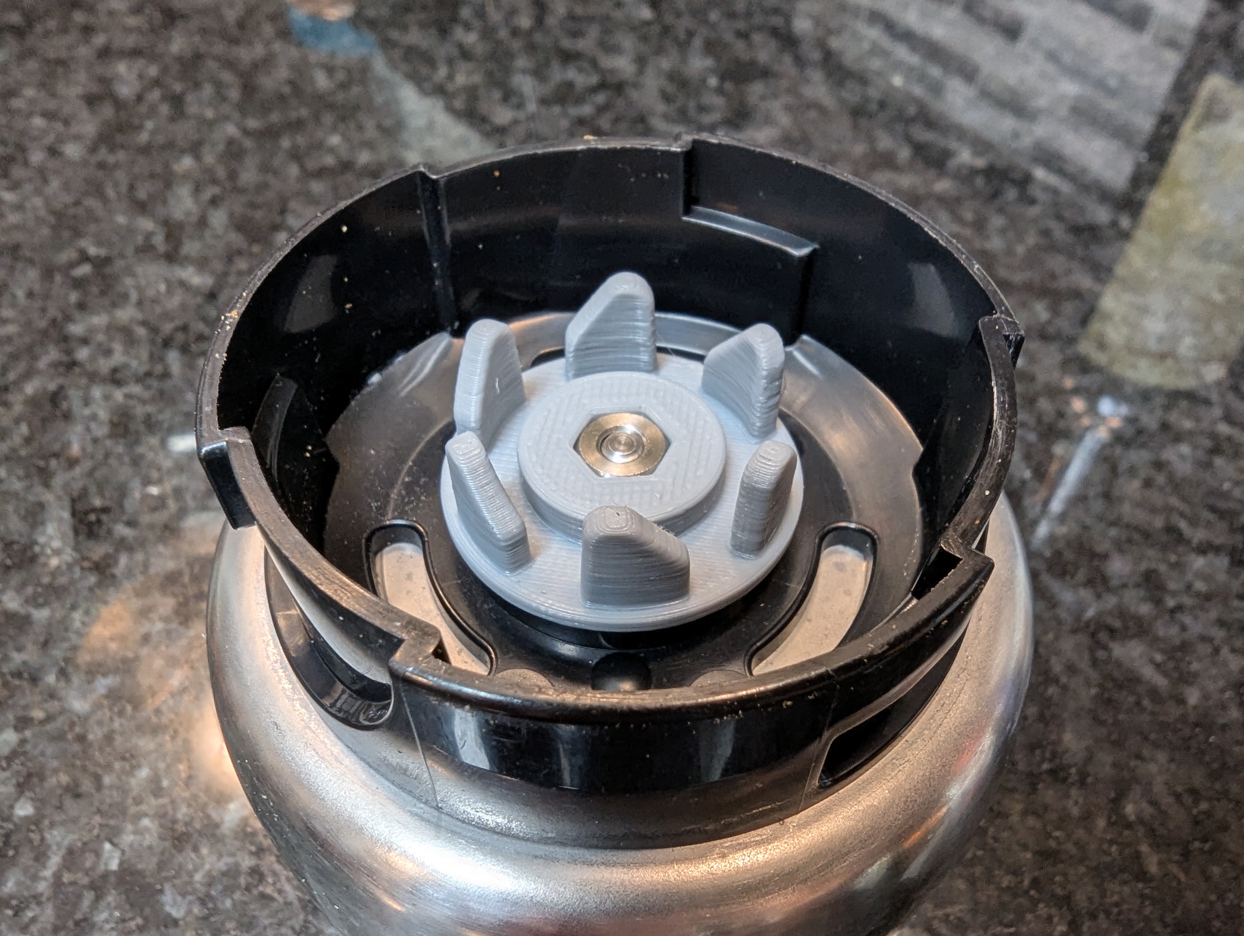 Coffee grinder clutch gear replacement