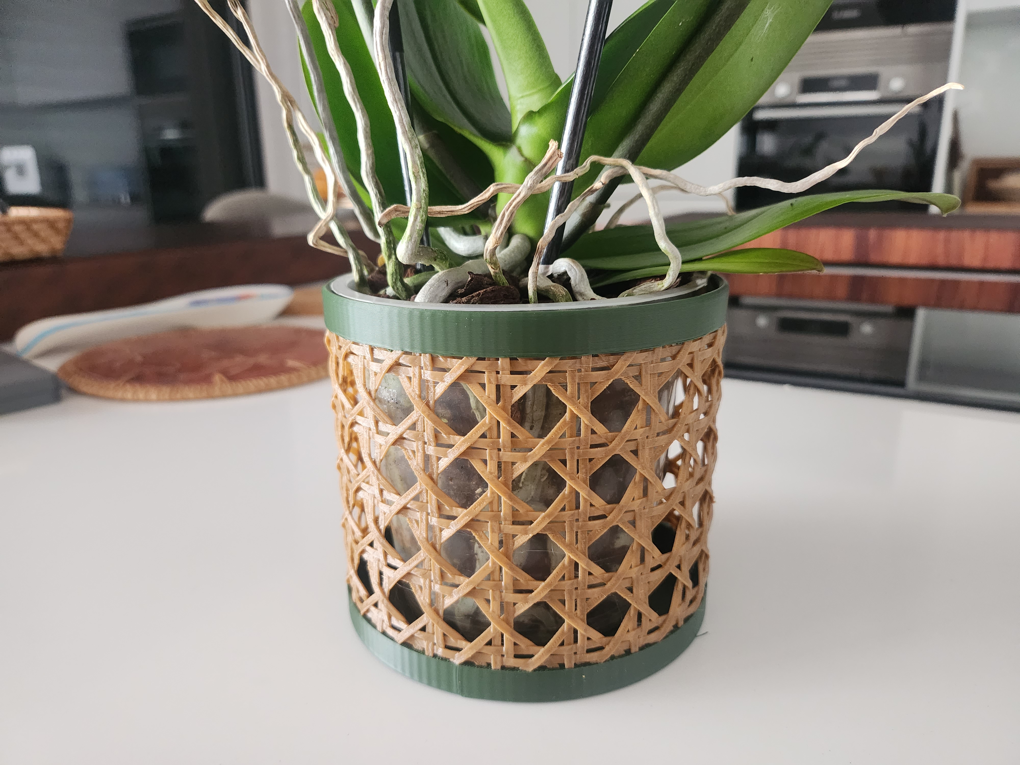 Octagonal plaiting basketweave containers — miniatura 2