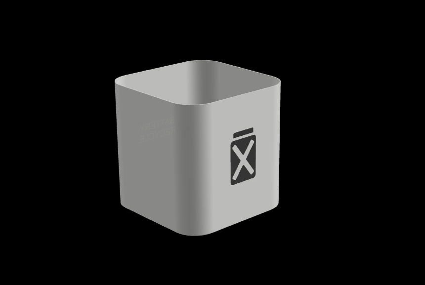 Battery Recycle Bin (Lightweight)