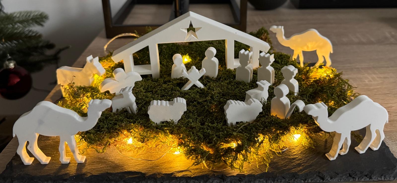 2D nativity scene