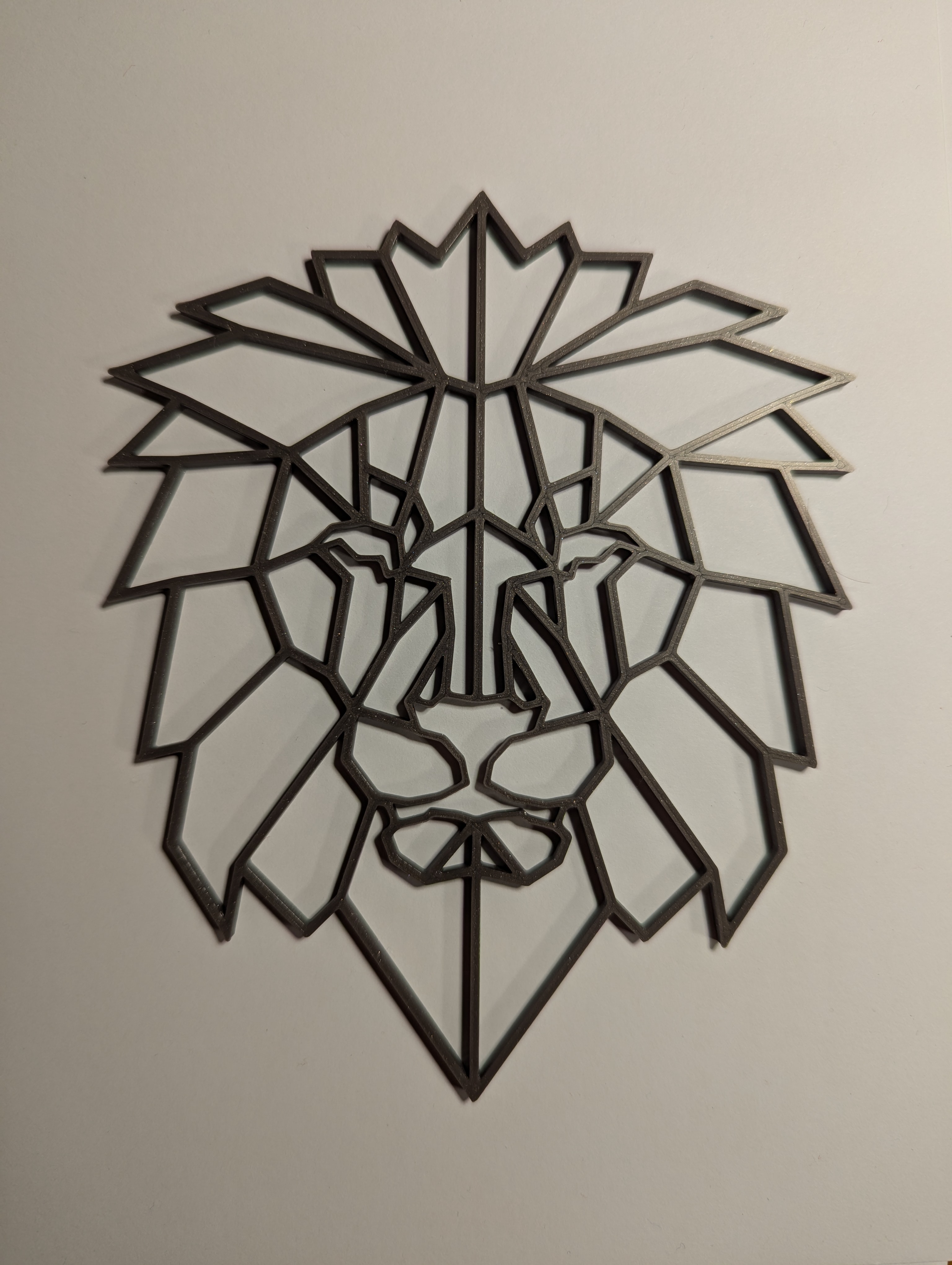lion geometrical design
