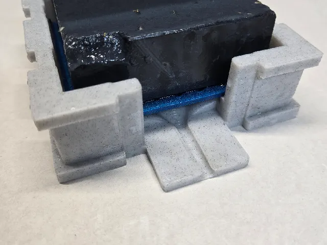 Square soap holder