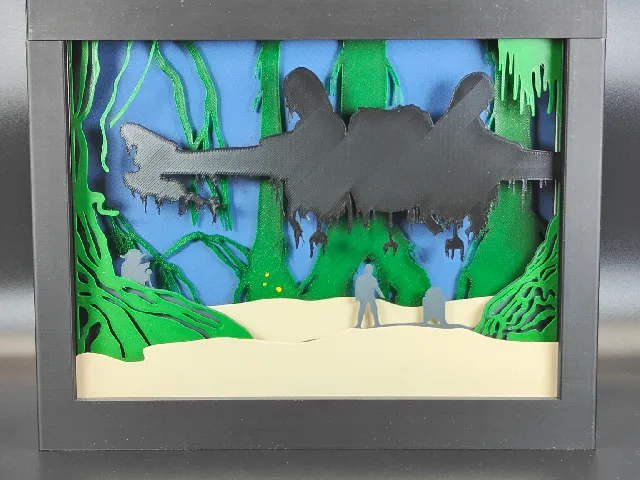 Star Wars - Dagobah Shadow Box