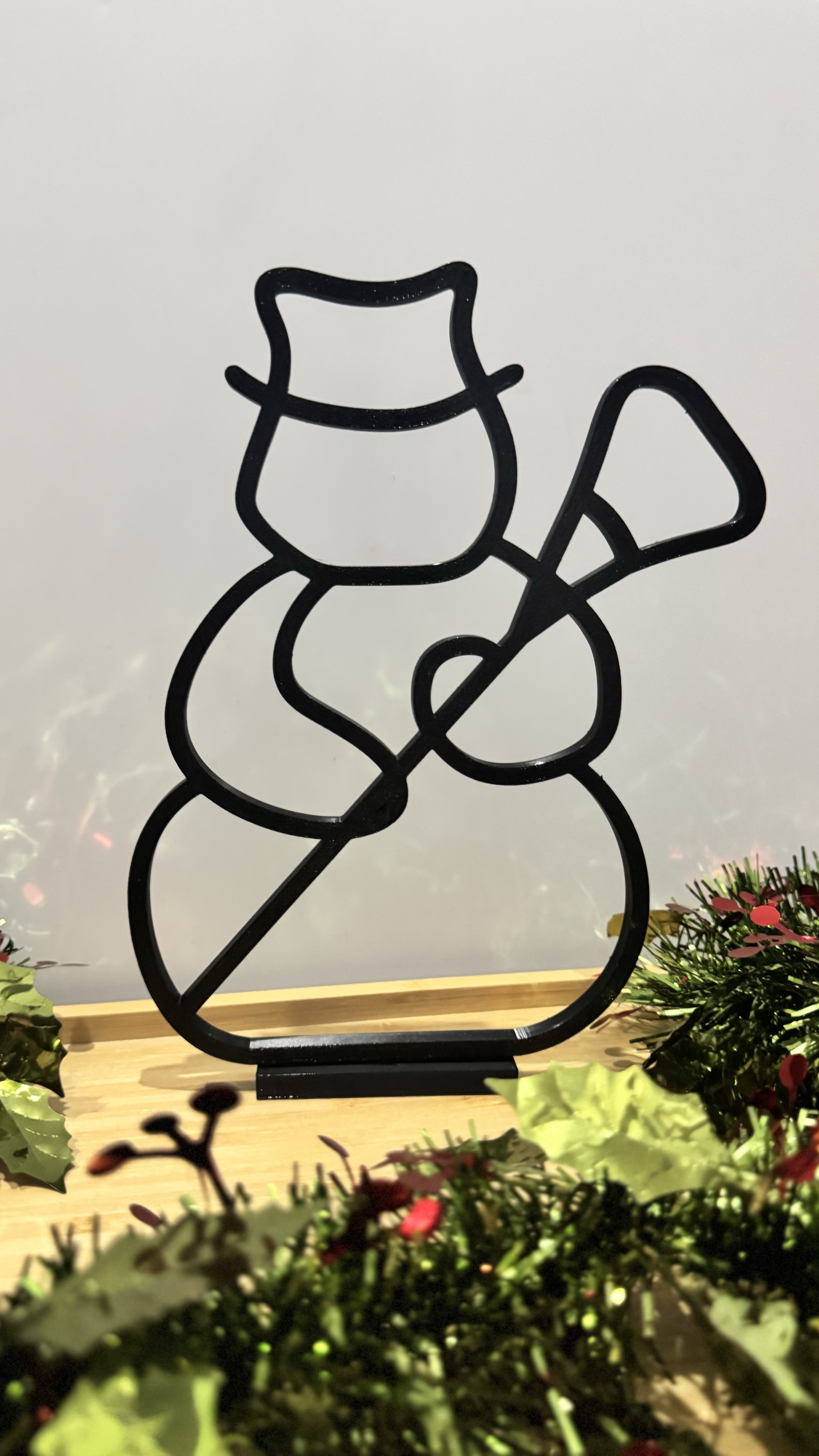 Minimalist Snowman