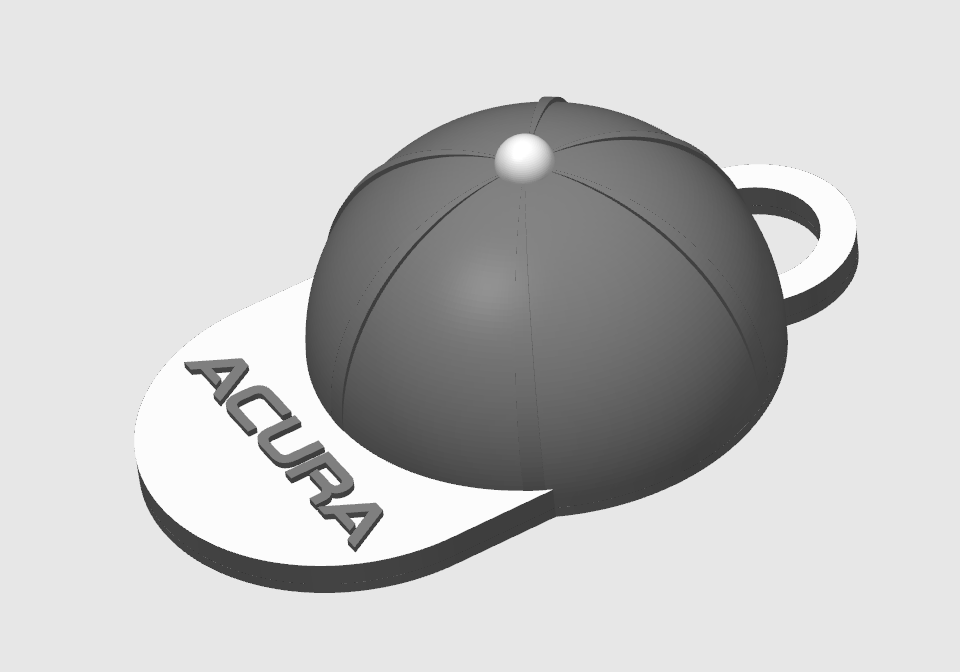 Acura Cap Keychain