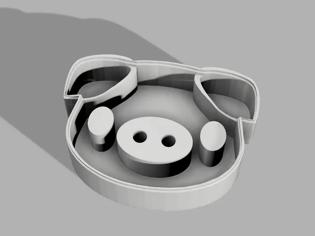 Cute Pigface cookie Cutter