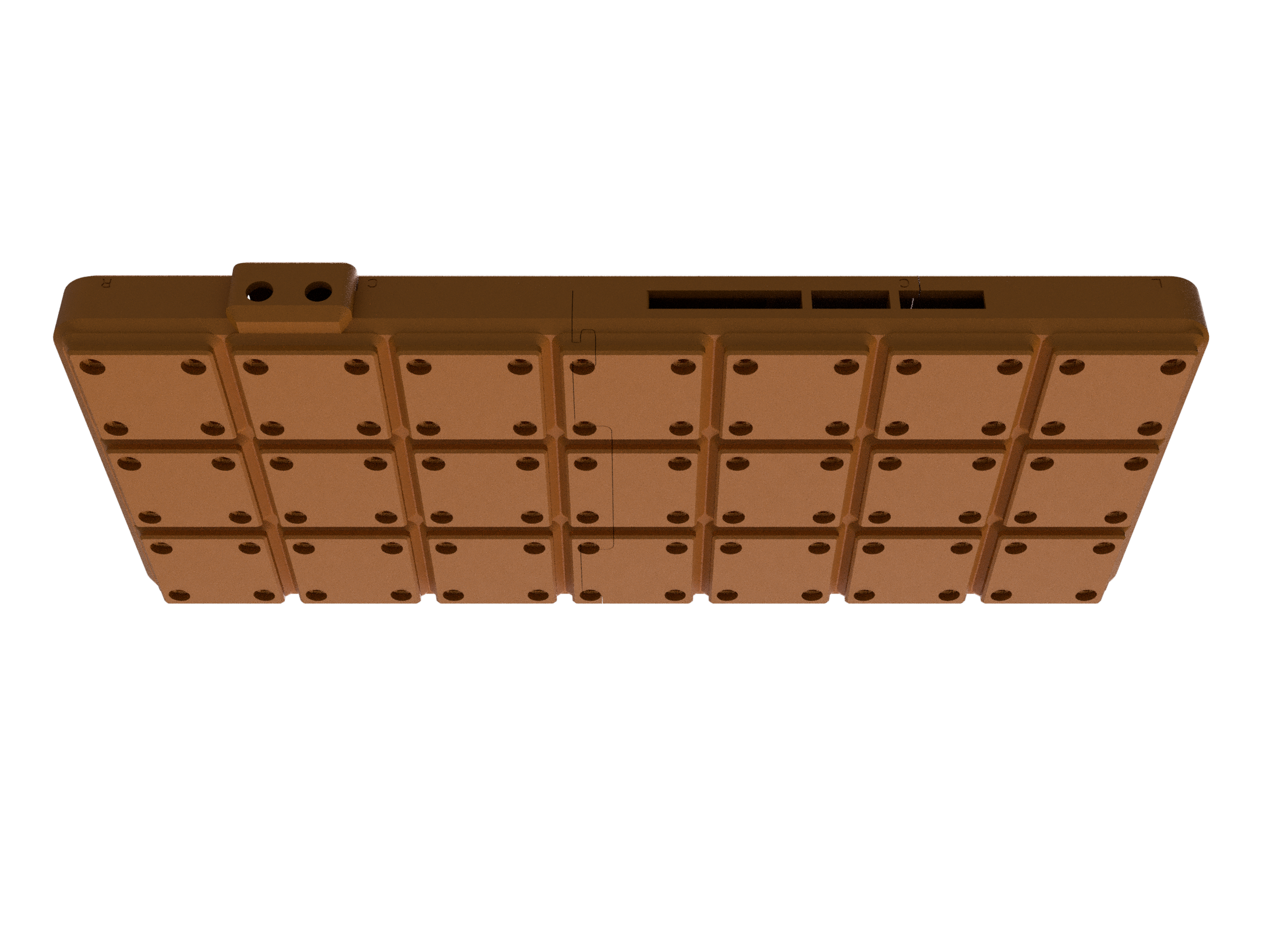 Gridfinity Framework Computer Mainboard Case 3D model thumbnail