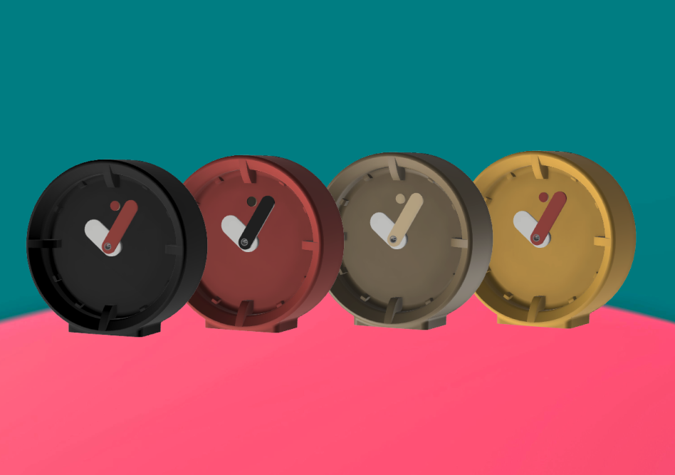 Miniatura 3 do modelo 3D Minimalistic Desktop Clock