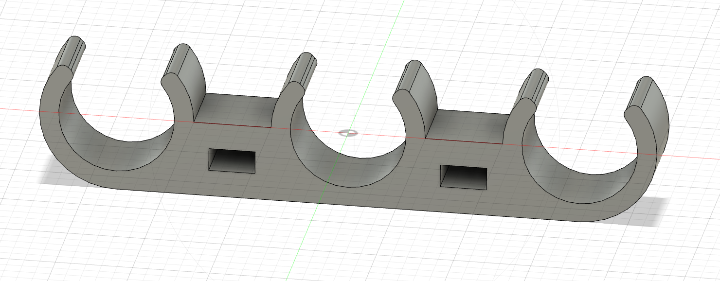 Glider tube holder + Tie wrap