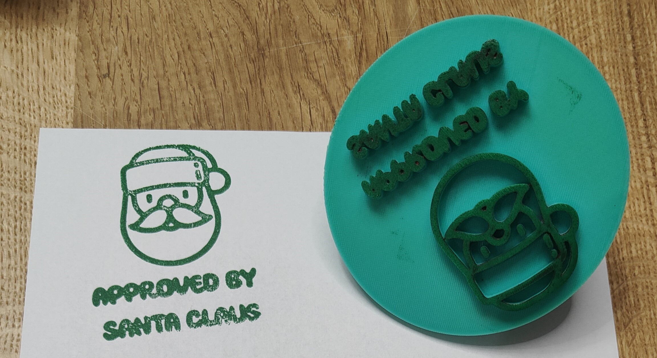 Christmas Stamps - APPROVED by Santa Claus and Elves (Supportless) ENG/PL