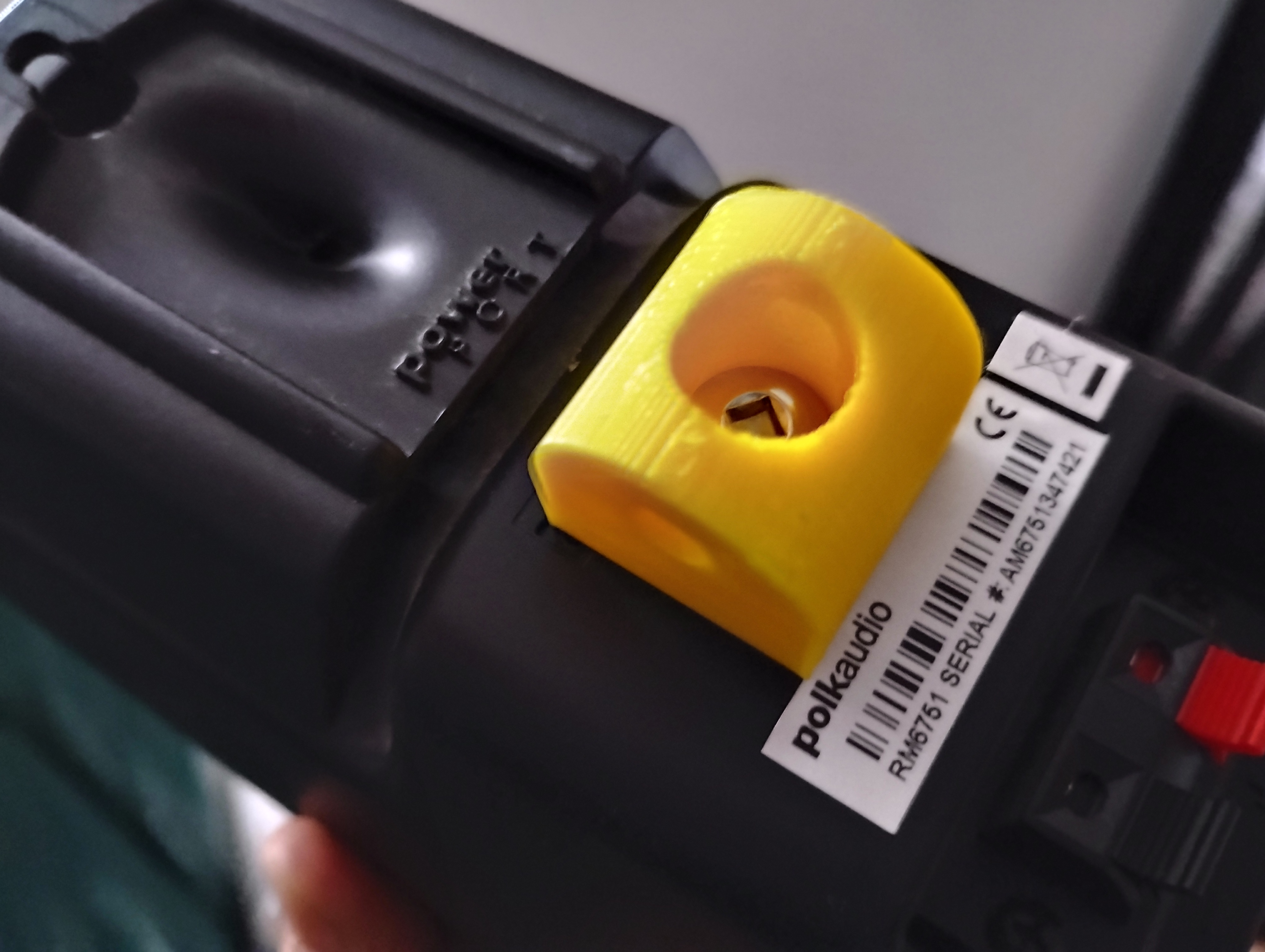 Speaker Interface for 1/4"-20 threaded mount holes