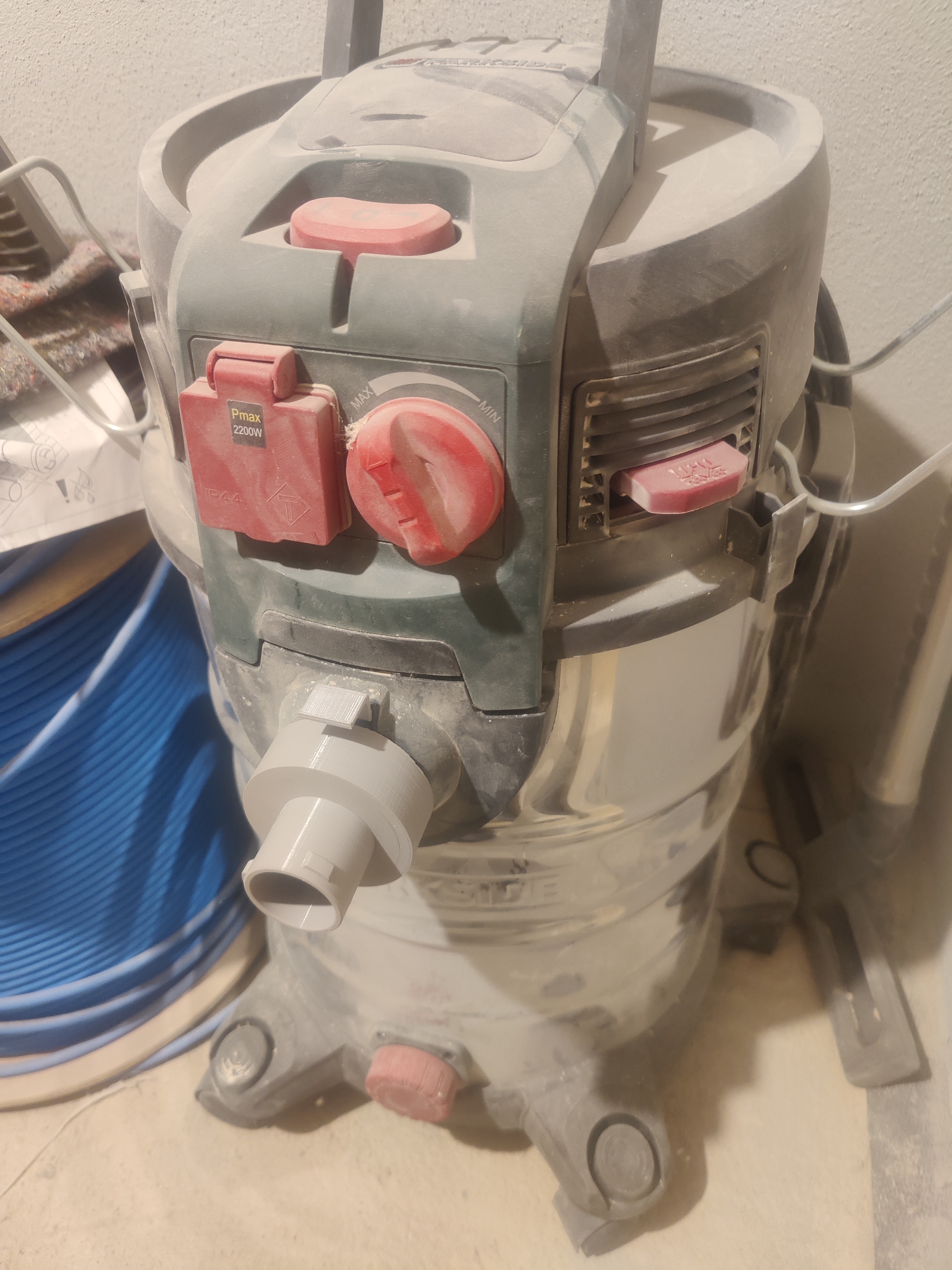 osVAC M32 Parkside PWD 30 B1 (based on osVACneo) Warning Male Adapter