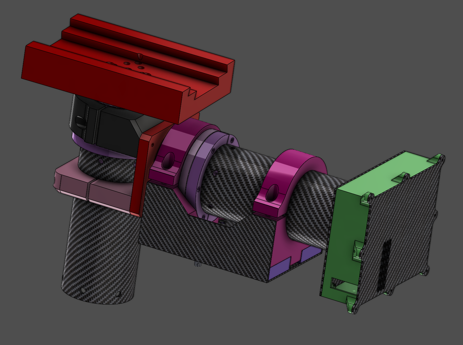 Equatorial Harmonic Drive Telescope Mount