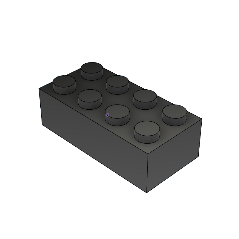 Lego Compatible 2x4 Brick