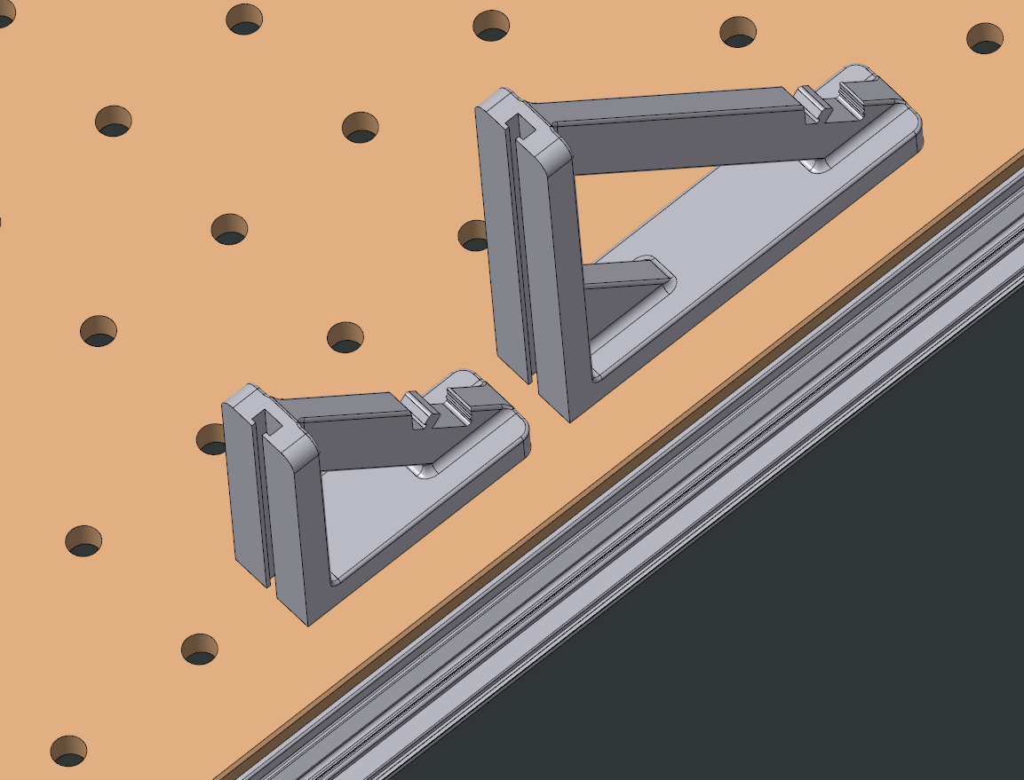 Miniatura 3 do modelo 3D Angle Brackets for Festool Multifunction Table MFT 3