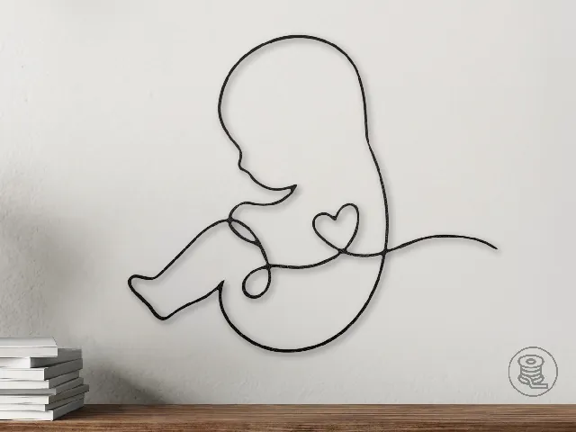 Baby Heart Wall Art