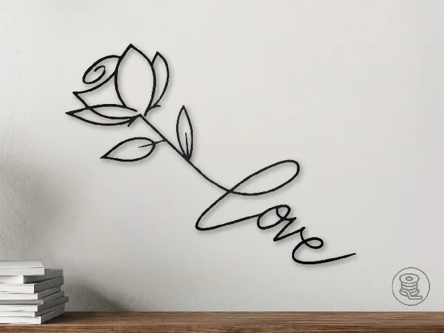 Flower Love Wall Art