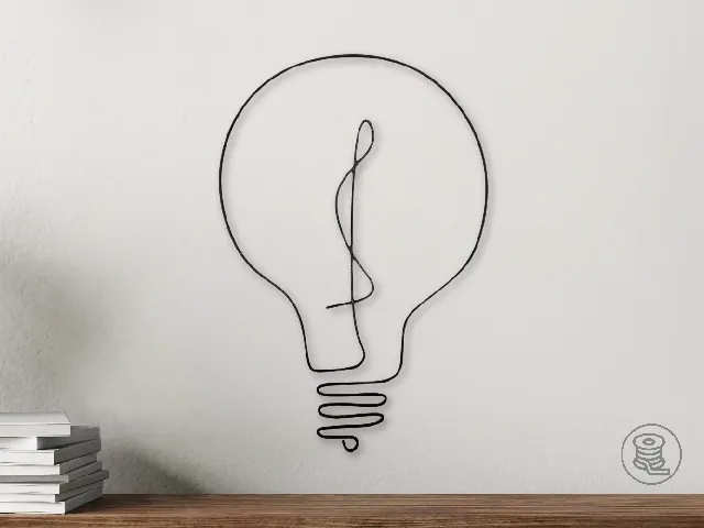 Lightbulb Wall Art