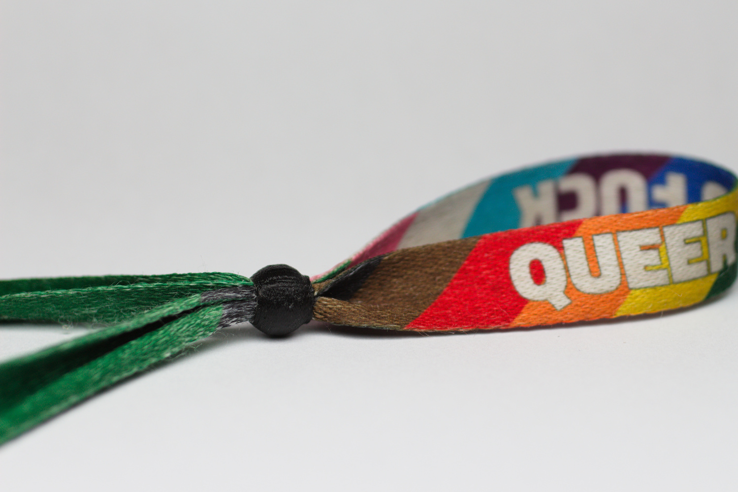 Spherical festival wristband clip