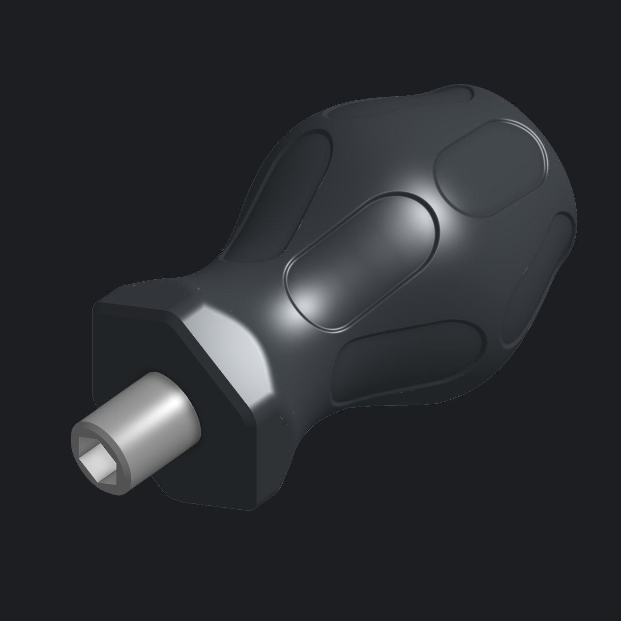 Miniatura 4 do modelo 3D DIY Stubby Screwdriver