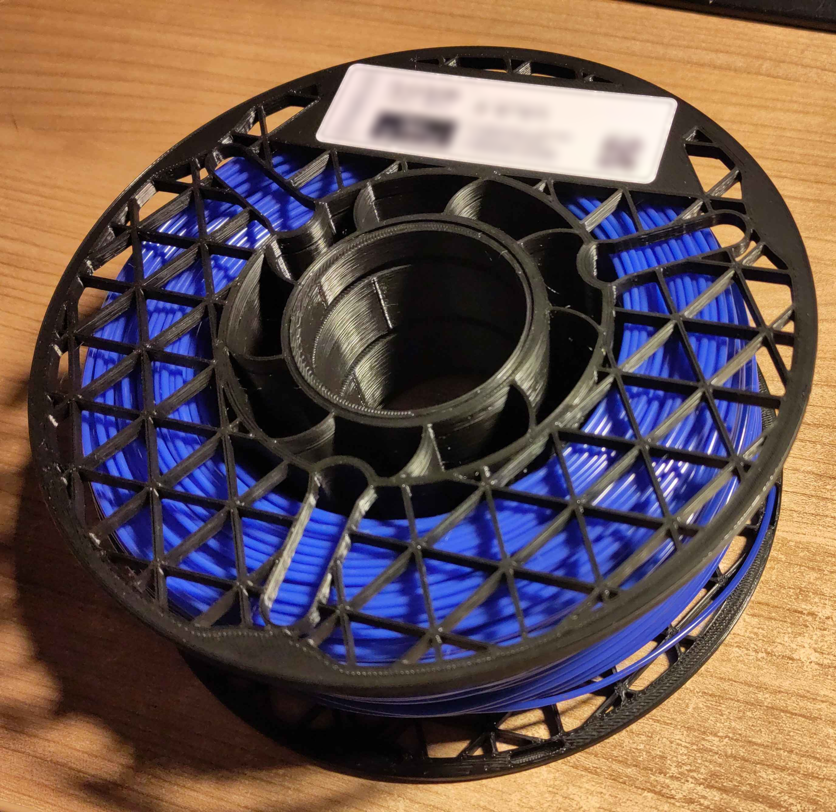 FilarworKs Master Spool Remix: Label area & smaller width for spool core