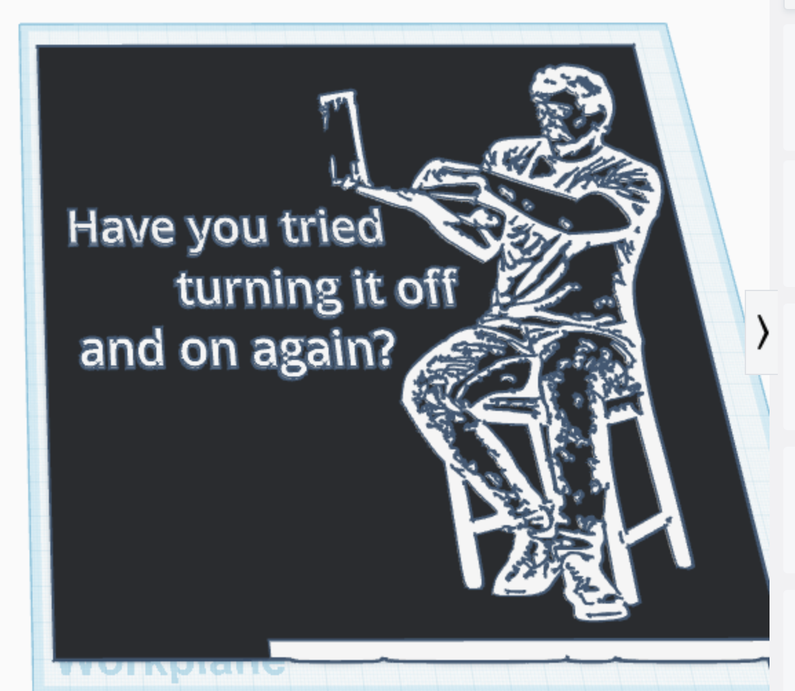 Funny sign - Have you tried turning it off and on again? (V2) — thumbnail 2