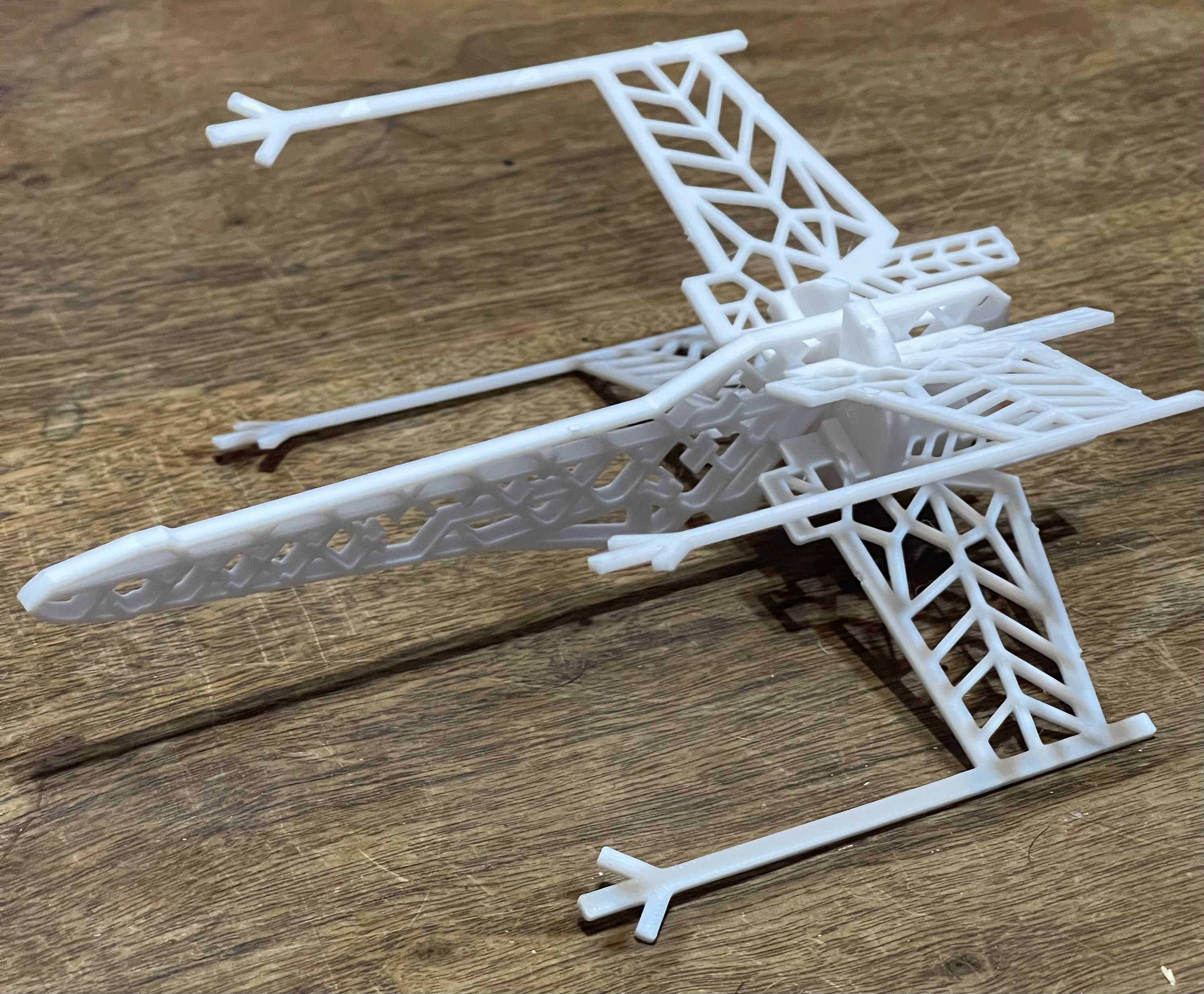 Snowflake XWing Kit 3D model thumbnail