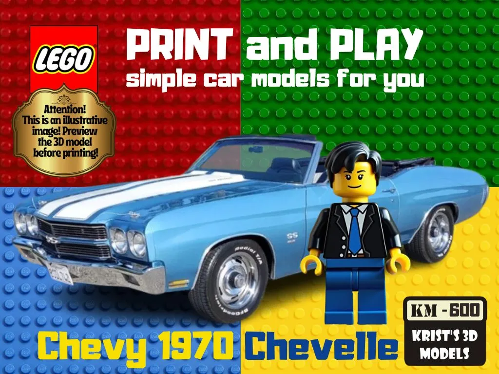 LEGO Chevrolet 1970 Chevelle by Mgr. Pavel Krist | Download free STL ...