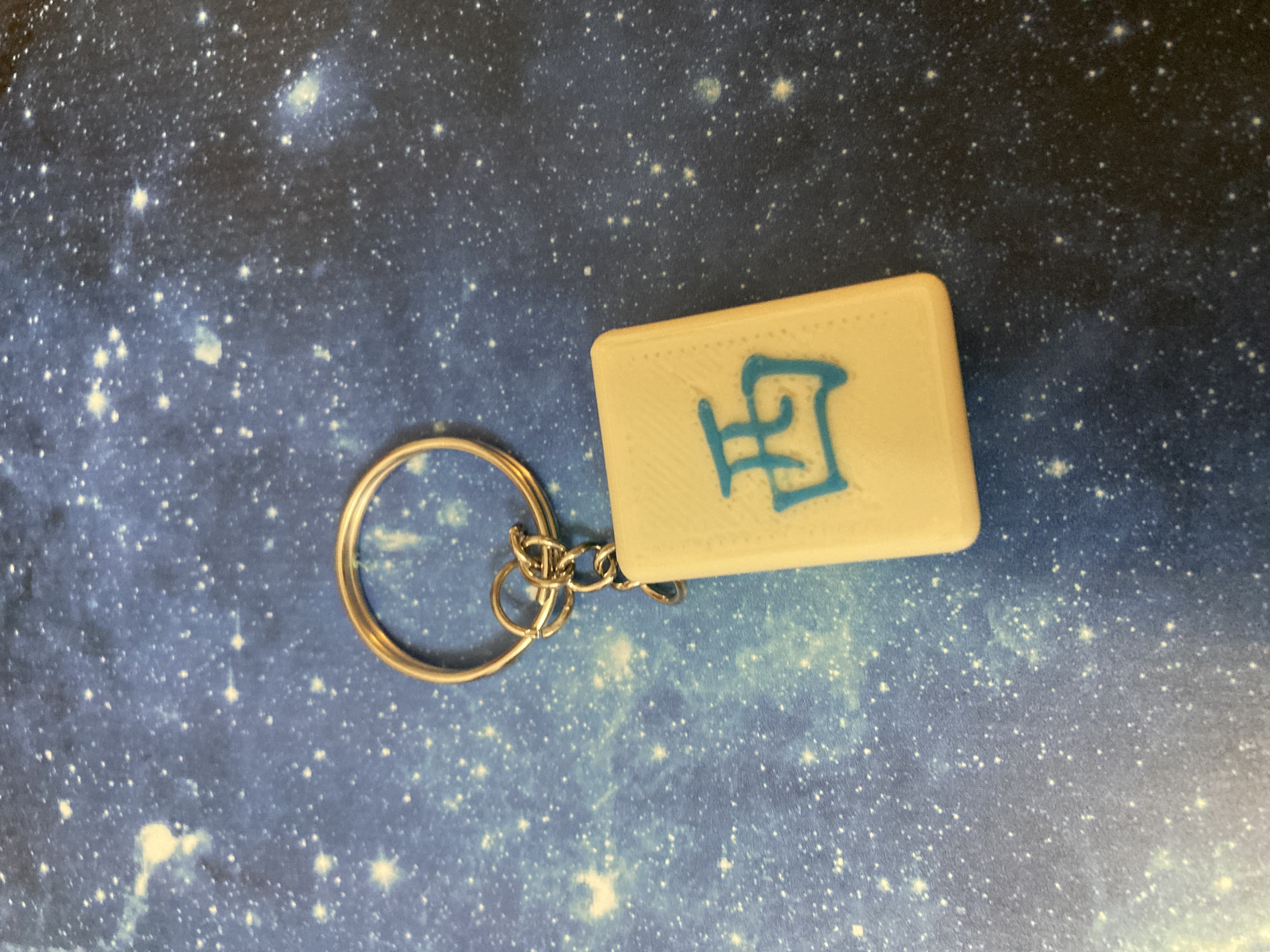 Miniatura 7 do modelo 3D Mahjong Tile Keychains
