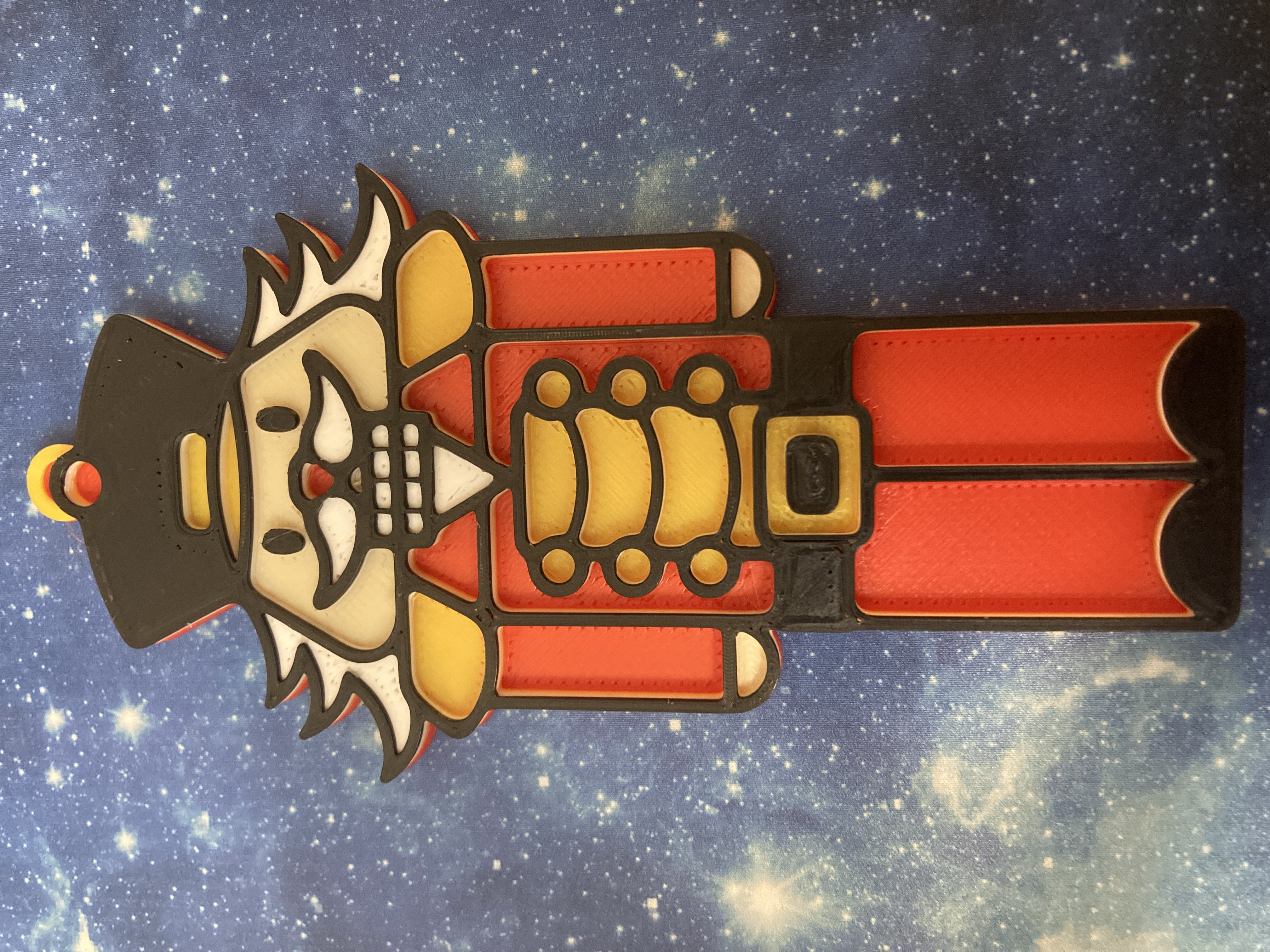 Nutcracker Ornament Keychain