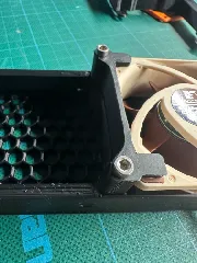 Voron 2.4 Flat Mesh Skirt Fan mount