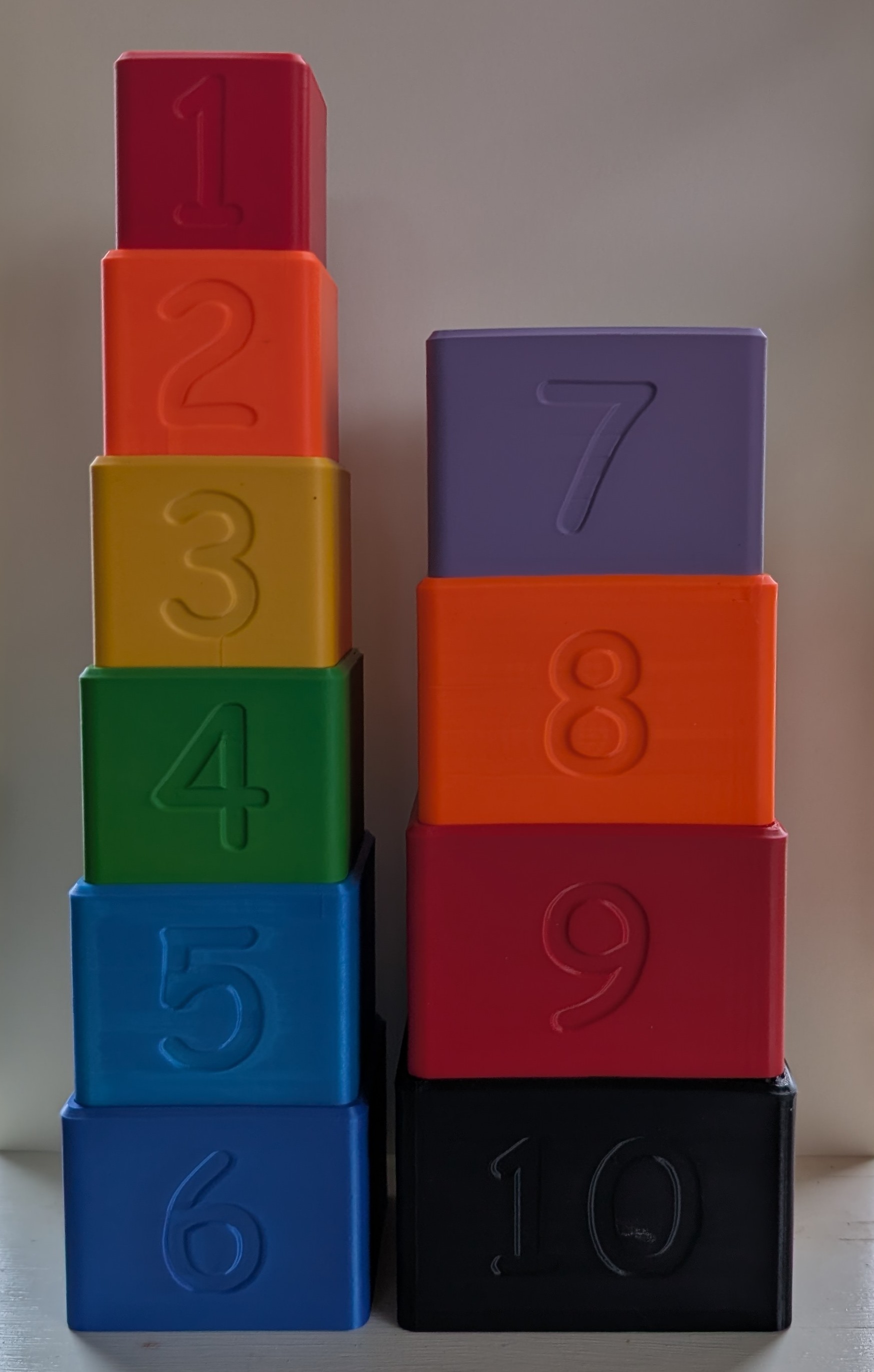 Tower Toy With Numbers