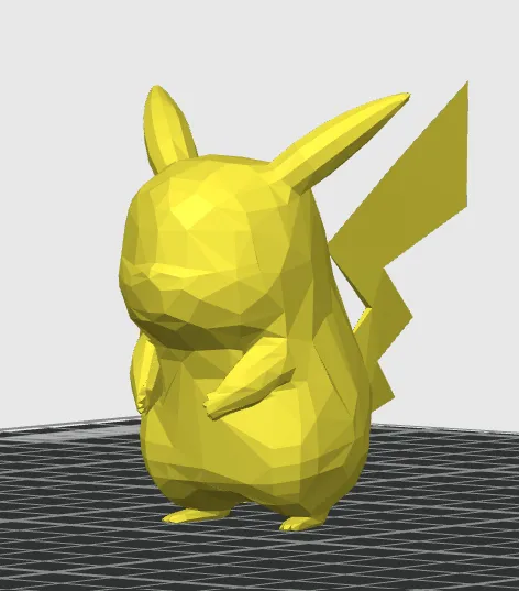 Lowpoly pikachu by Gabriele Anzil | Download free STL model ...