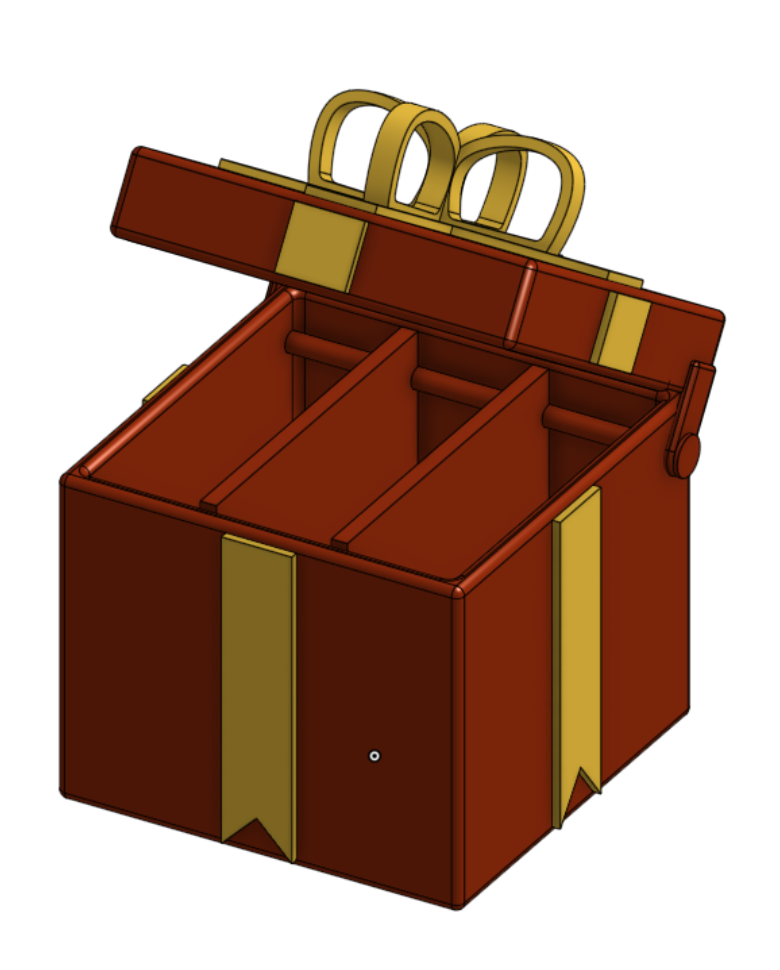 Gift box- hinge storage box