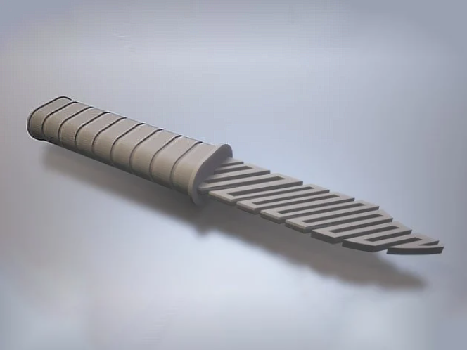 Airsoft Soft Knife (Easy to Print) / Reupload /