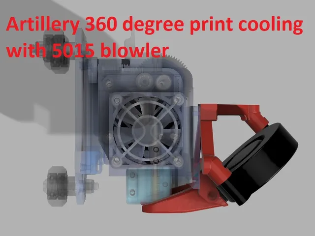 Artillery 360 degree print cooling