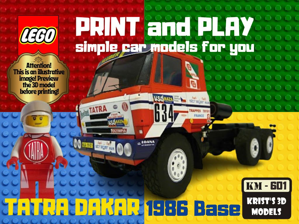 LEGO TATRA DAKAR 1986 Base