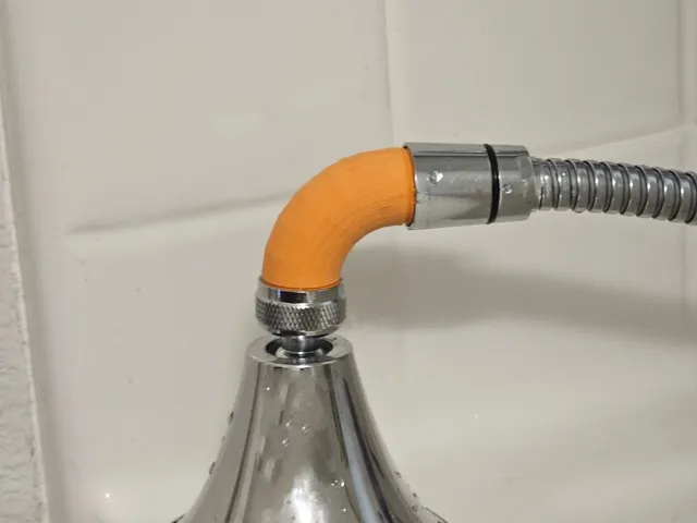 Male-to-Male Curved Adapter