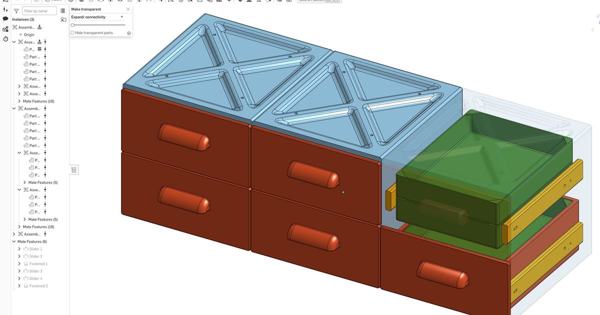 Under Bench Storage System by Buzz | Download free STL model ...