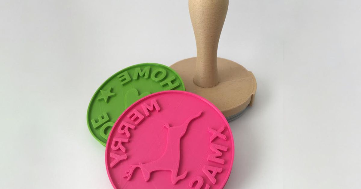 Modular Xmas Cookie Stamps by HEN3DRIK Download free STL model