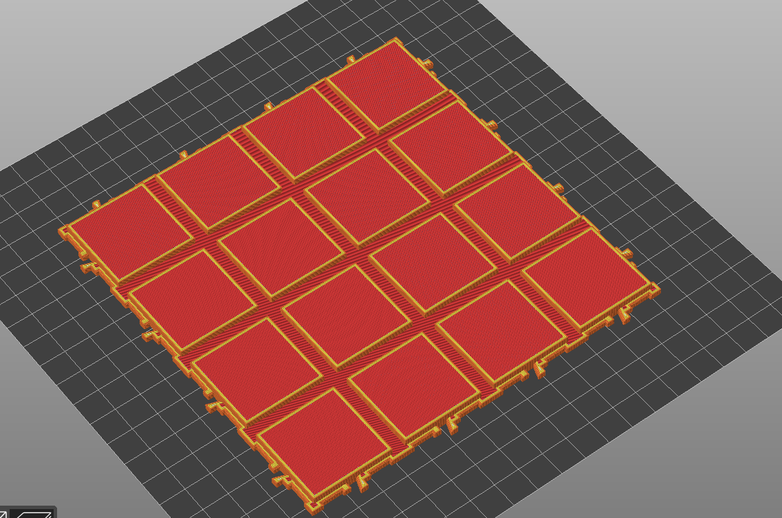Hero Quest 3D Plate 4x4