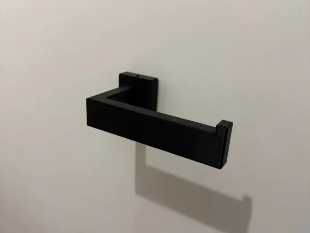 Modern Toilet Roll Holder - Hidden Screws