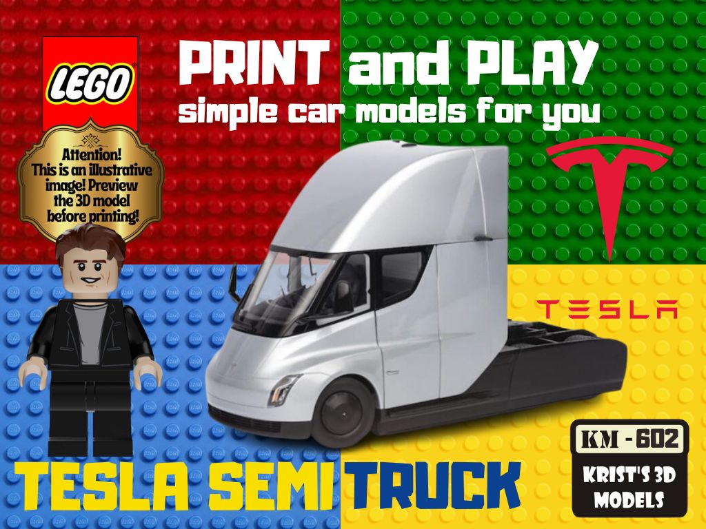 LEGO Tesla Semi Truck