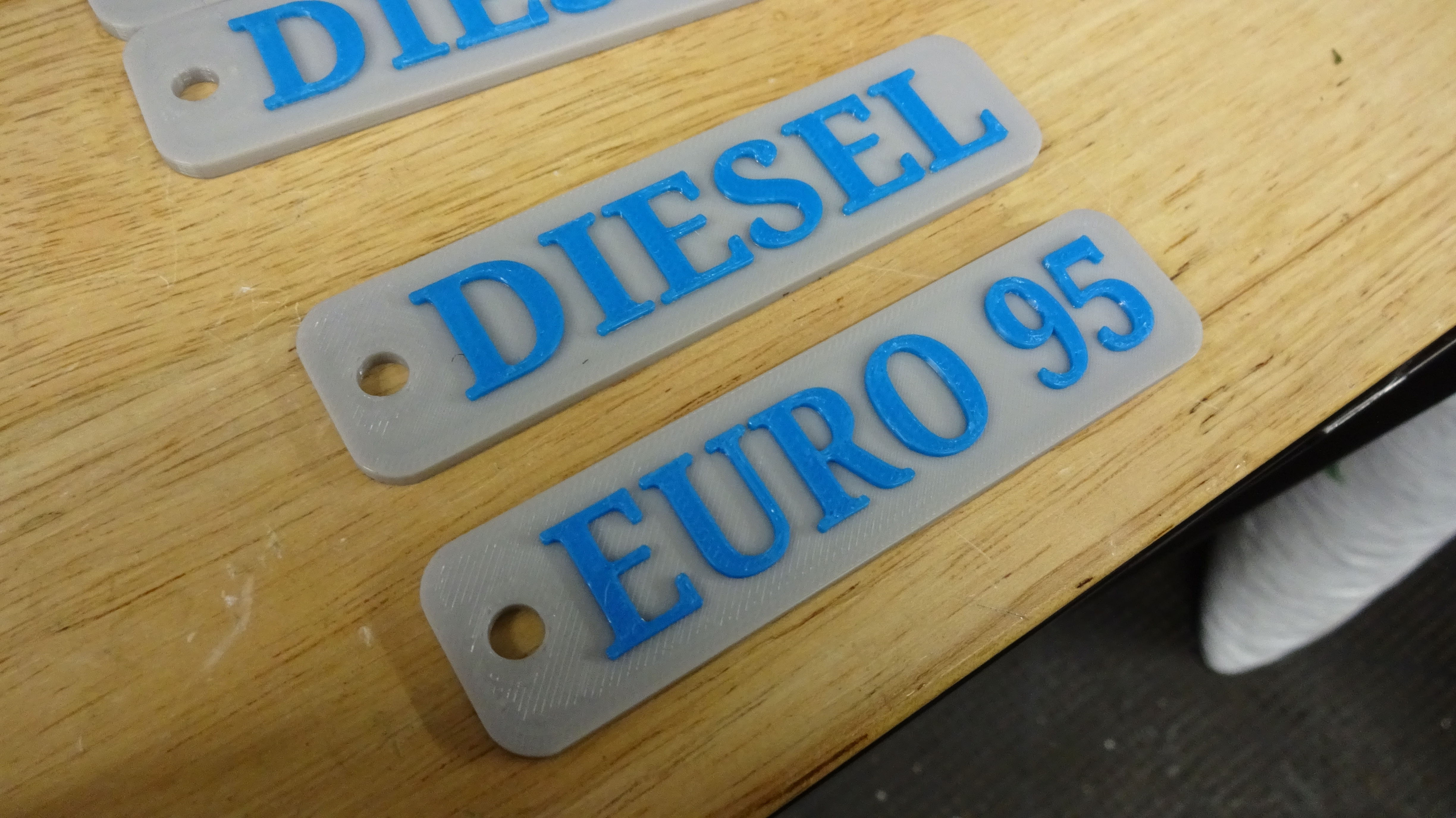 fuel canister tags lable diesel euro95