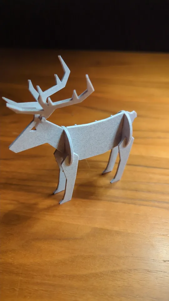 modular deer different variations, card or only parts by EINMALICK ...