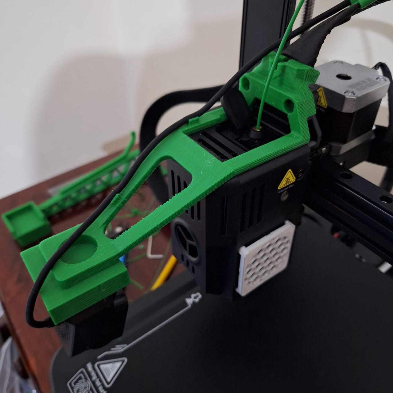 Ender 3 V3 KE - Nebula Support for Extruder - With easy mount support and Spine cable chain conector