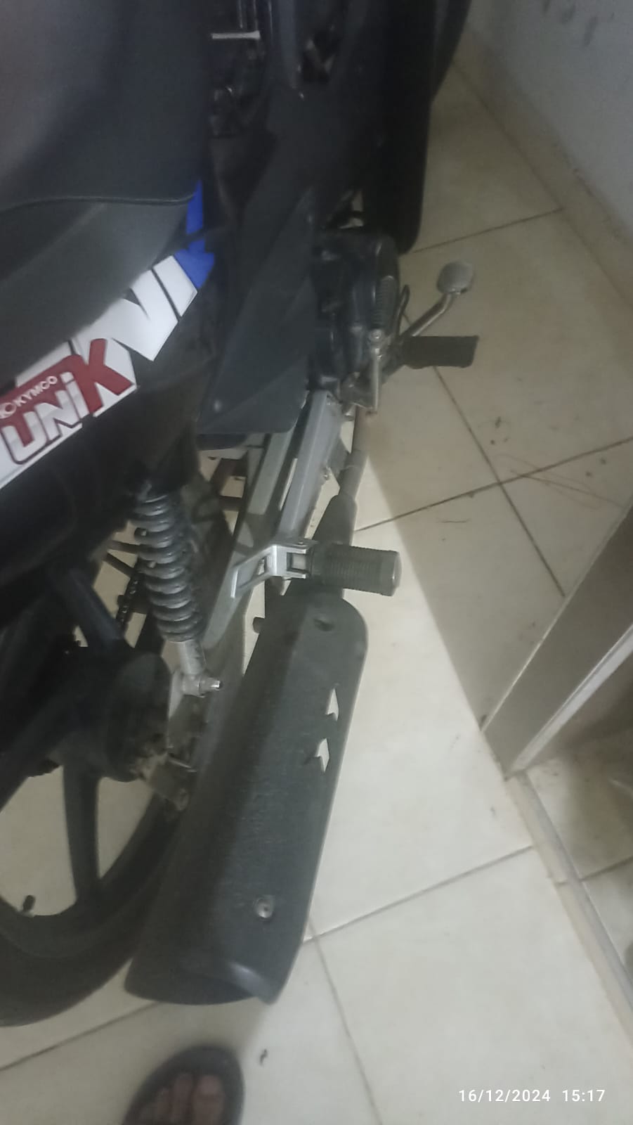 tapon trasero para moto señorial