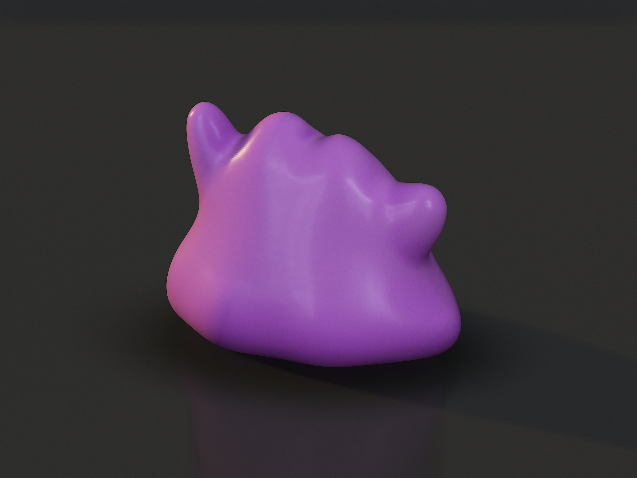 Miniatura 2 do modelo 3D Ditto Pokemon