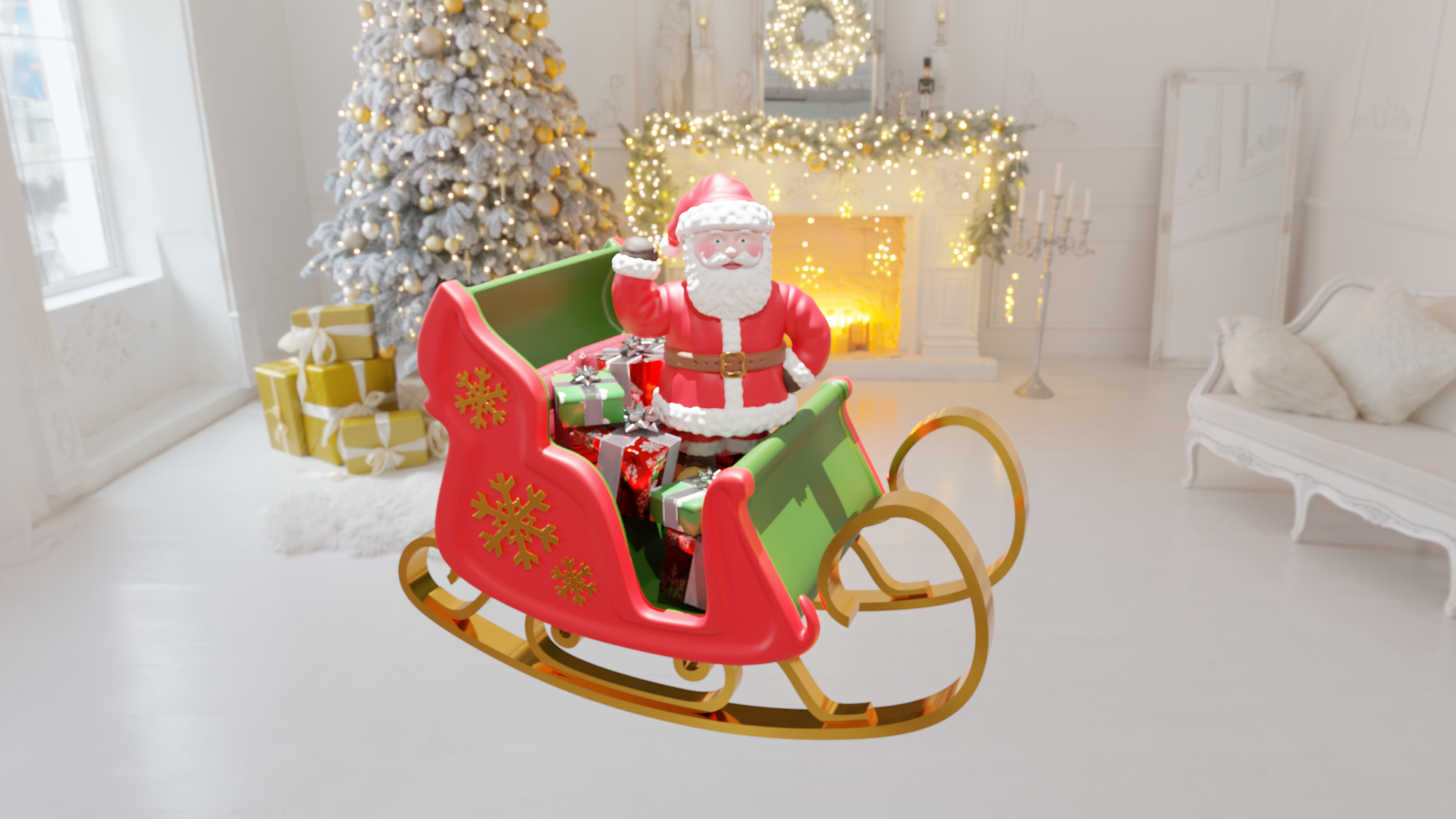 Santa's Rocking Sleigh