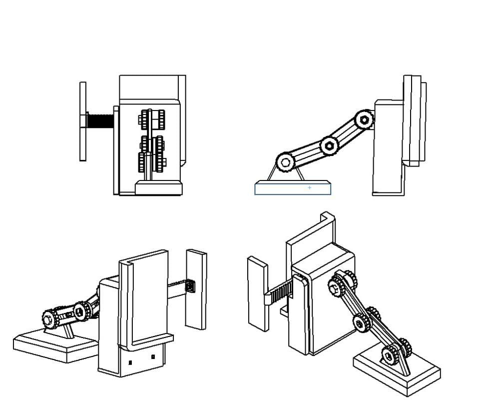 Soporte con ajuste automatico